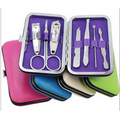 6-Sets PU Leather Case Manicure Set Nail clipper sets